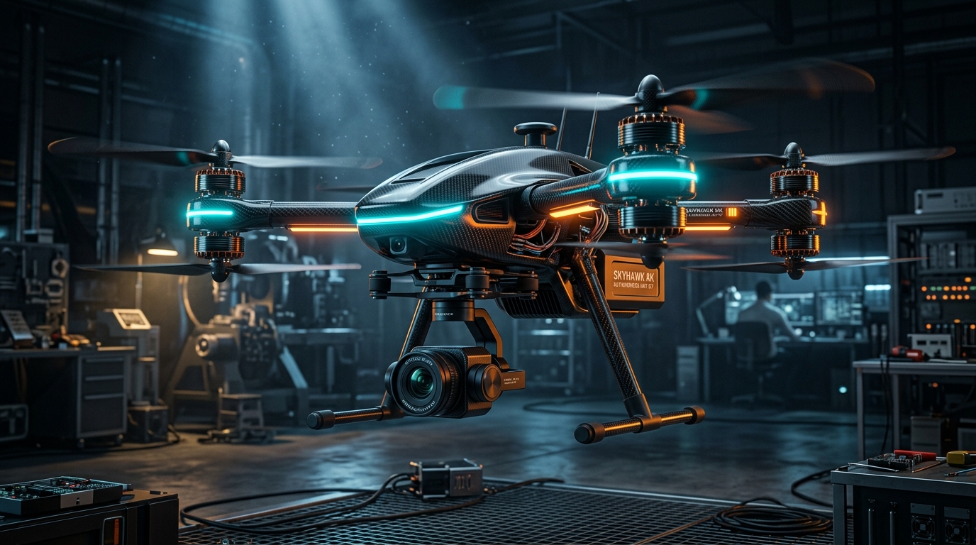Creotex Autonomous Carbon Fiber Quadcopter Drone